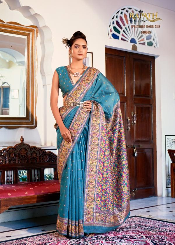 Rajpath Kalakari Pashmina Silk Designer Saree Collection